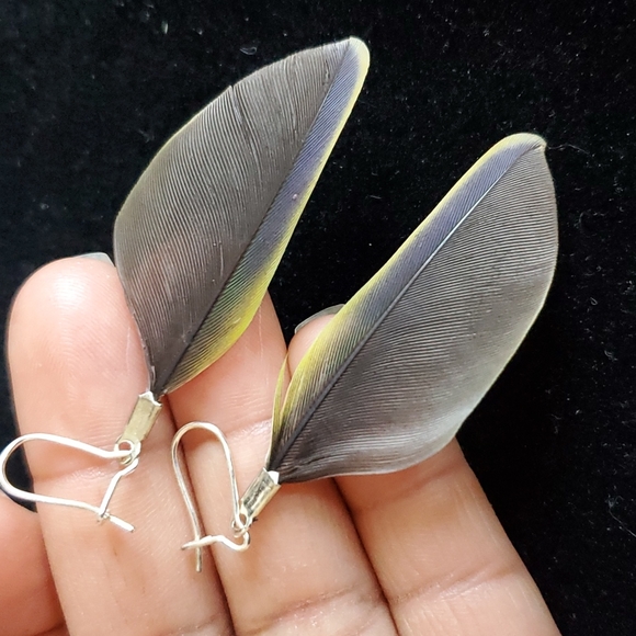 Parents Feather 🪶 Earrings - Picture 1 of 5